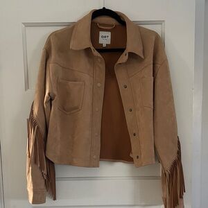 OAT New York Fringe cropped Women's Jacket